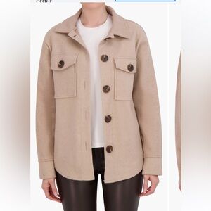 Tan Button-Up Jacket